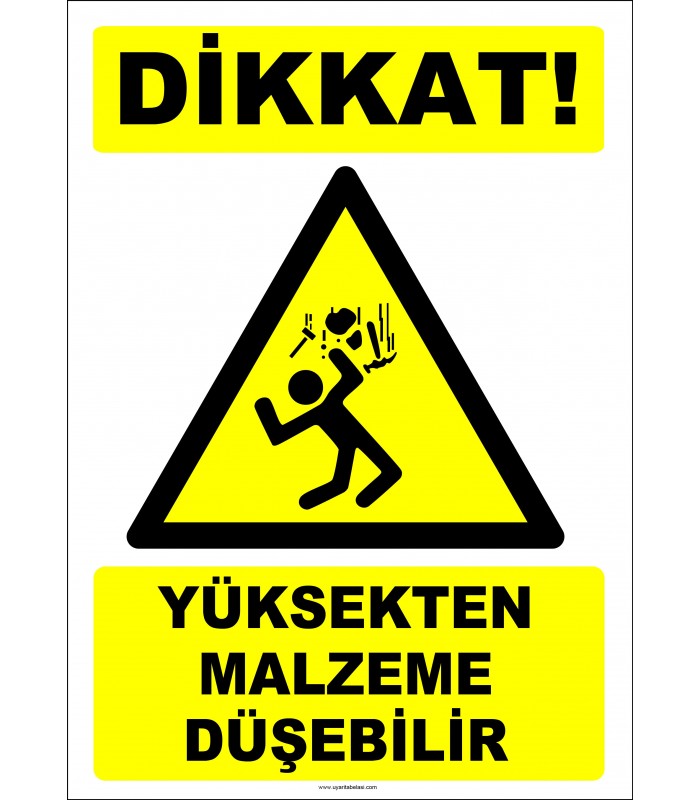 EF2215 - Dikkat yüksekten malzeme düşebilir