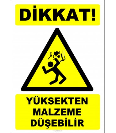 EF2215 - Dikkat yüksekten malzeme düşebilir