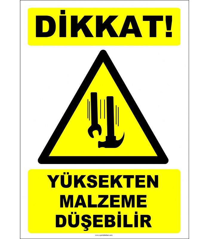 EF2216 - Dikkat yüksekten malzeme düşebilir