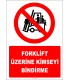 EF2227 - Forklift Üzerine Kimseyi Bindirme