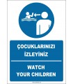 EF2295 - Türkçe İngilizce Çocuklarınızı İzleyiniz