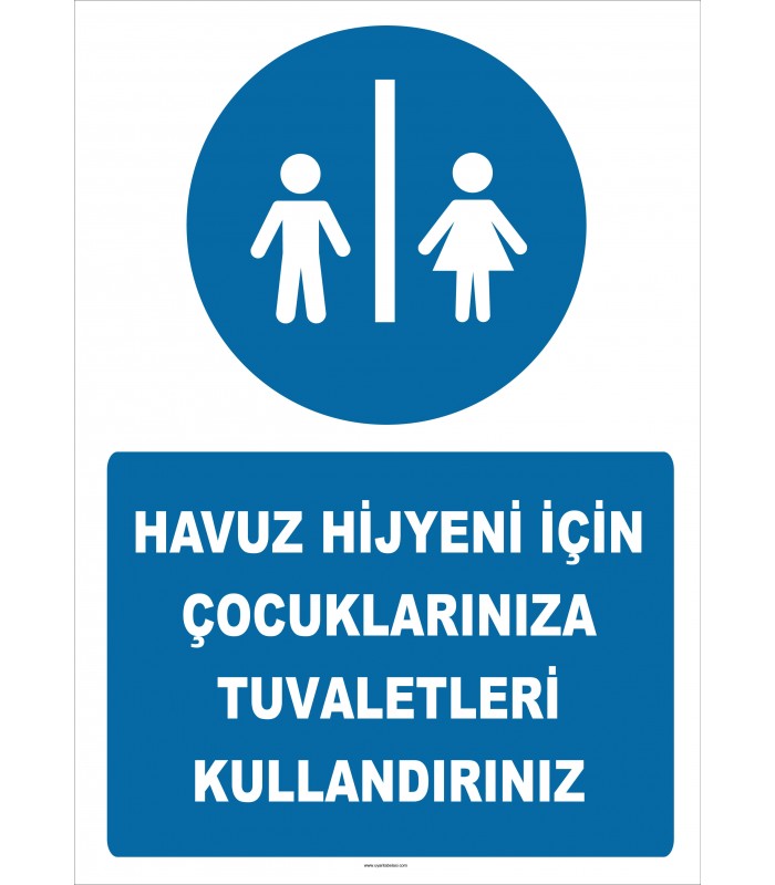 EF2299  - Havuz Hijyeni İçin Çocuklarınıza Tuvaletleri Kullandırınız
