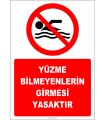 EF2309 - Yüzme Bilmeyenlerin Girmesi Yasaktır