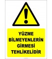 EF2310 - Yüzme Bilmeyenlerin Girmesi Tehlikelidir