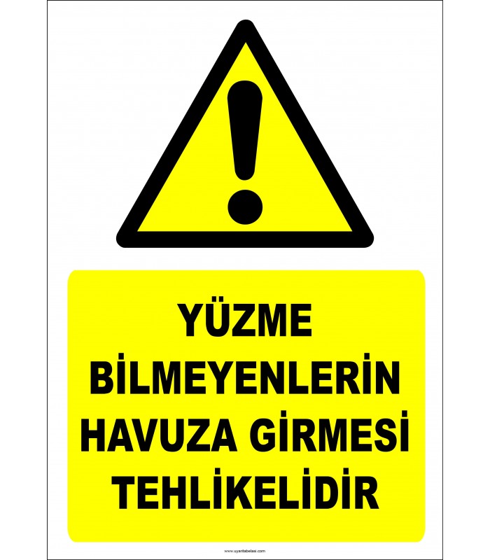 EF2311 - Yüzme Bilmeyenlerin Havuza Girmesi Tehlikelidir