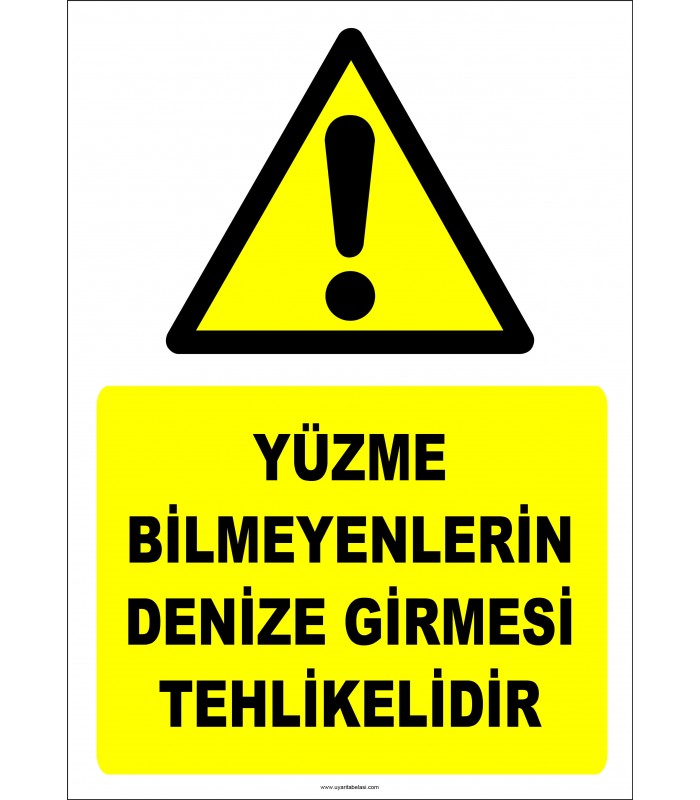 EF2312 - Yüzme Bilmeyenlerin Denize Girmesi Tehlikelidir