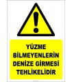 EF2312 - Yüzme Bilmeyenlerin Denize Girmesi Tehlikelidir