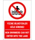 EF2321 - Türkçe İngilizce Yüzme Bilmeyenler Göle Giremez, Non Swimmers Can Not Enter Into The Lake