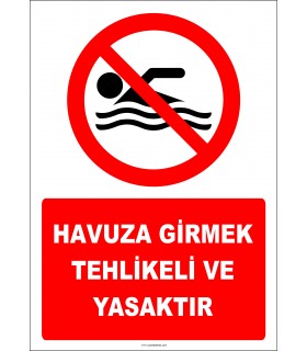 EF2333 - Havuza Girmek Tehlikeli ve Yasaktır