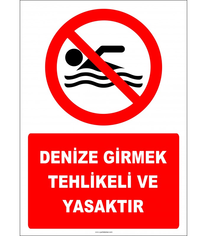 EF2334 - Denize Girmek Tehlikeli ve Yasaktır