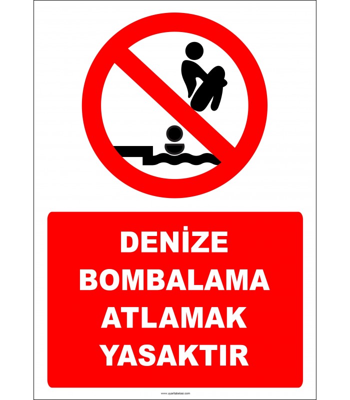 EF2336 - Denize Bombalama Atlamak Yasaktır