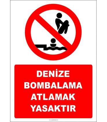EF2336 - Denize Bombalama Atlamak Yasaktır