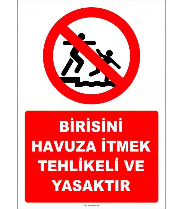 EF2339 - Birisini Havuza İtmek Tehlikeli ve Yasaktır