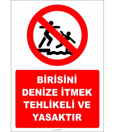 EF2340 - Birisini Denize İtmek Tehlikeli ve Yasaktır