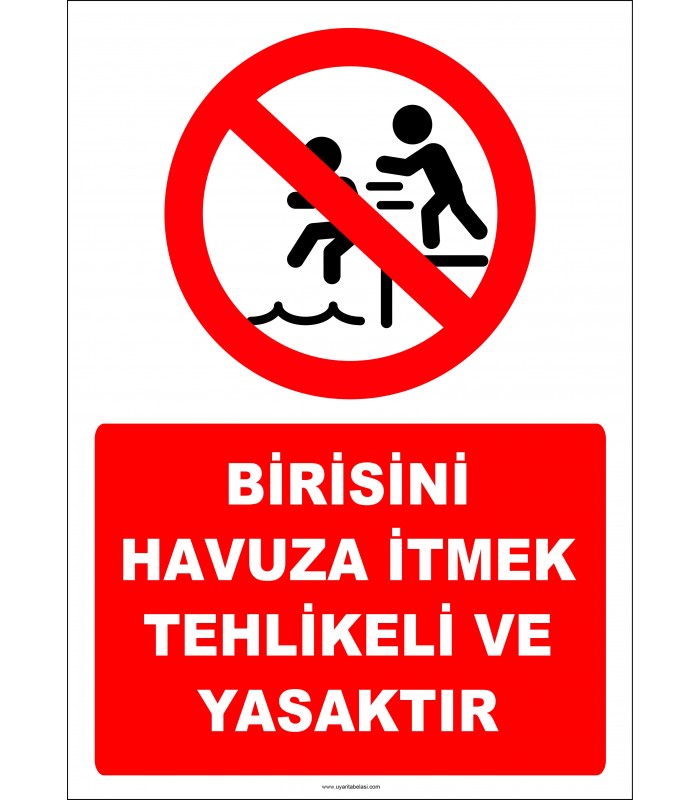 EF2343 - Birisini Havuza İtmek Tehlikeli ve Yasaktır