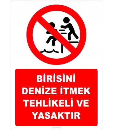 EF2344 - Birisini Denize İtmek Tehlikeli ve Yasaktır