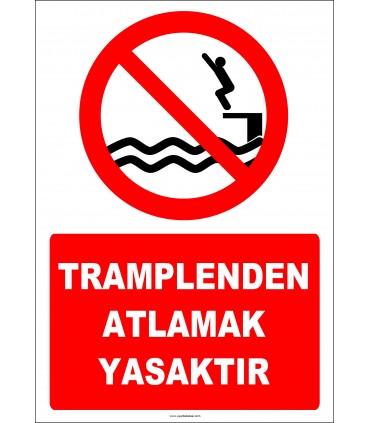 EF2346 - Tramplenden Atlamak Yasaktır
