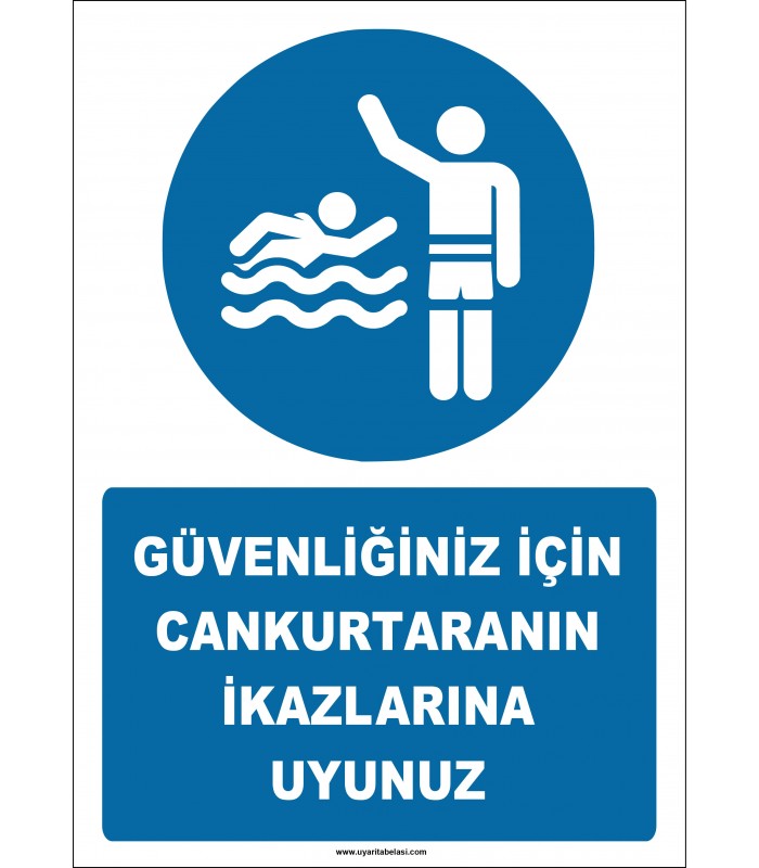 EF2348 - Güvenliğiniz İçin Cankurtaranın İkazlarına Uyunuz