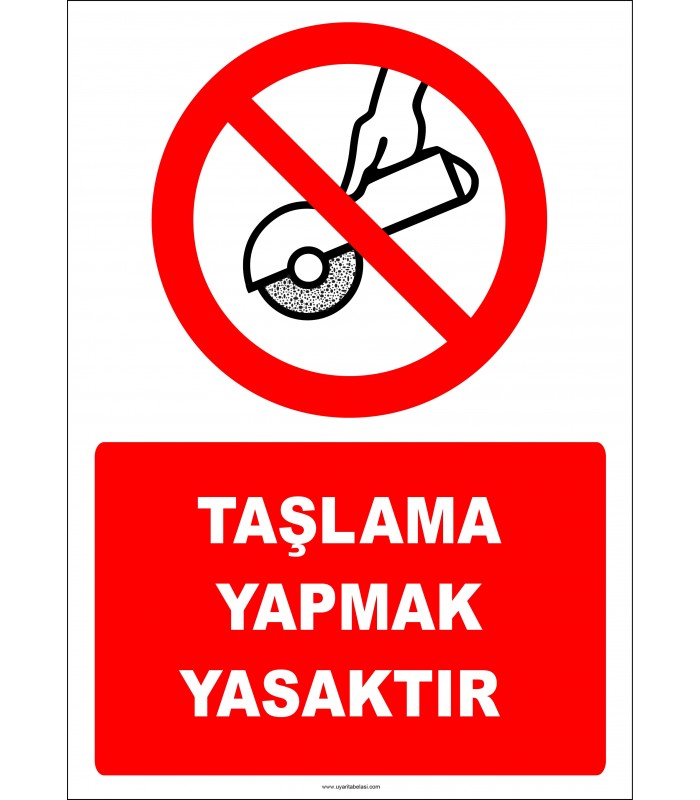 EF2351 - Taşlama yapmak yasaktır