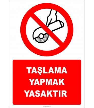 EF2351 - Taşlama yapmak yasaktır