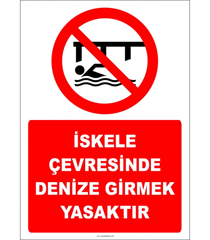 EF2401 - İskele Çevresinde Denize Girmek Yasaktır