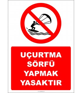 EF2405 - Uçurtma Sörfü Yapmak Yasaktır