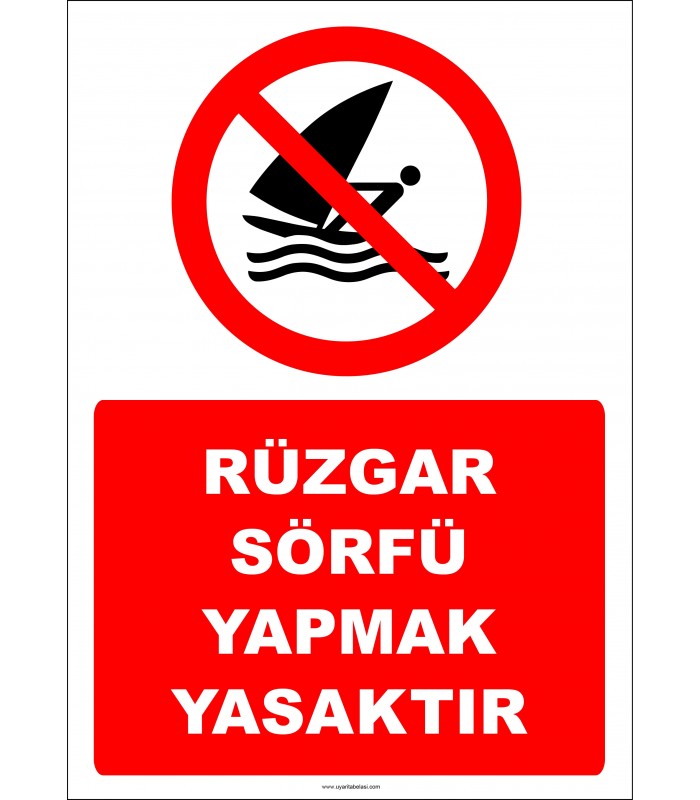 EF2406 - Rüzgar Sörfü Yapmak Yasaktır