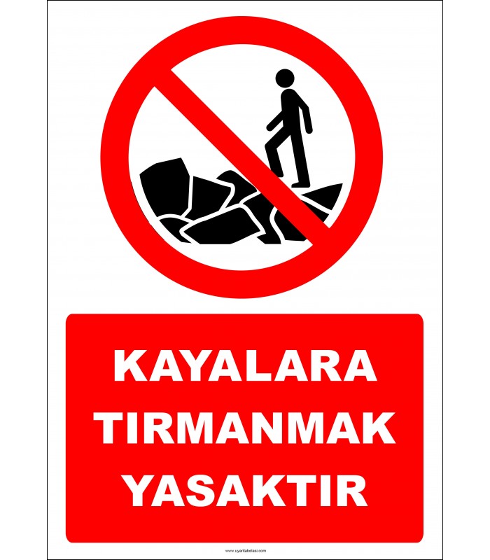 EF2414 - Kayalara Tırmanmak Yasaktır