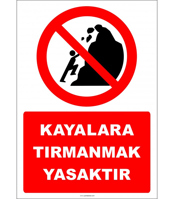 EF2417 - Kayalara Tırmanmak Yasaktır