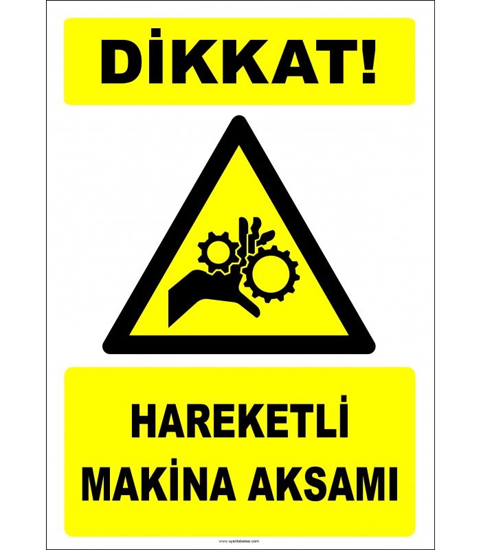 EF2438 - Dikkat! Hareketli Makina Aksamı