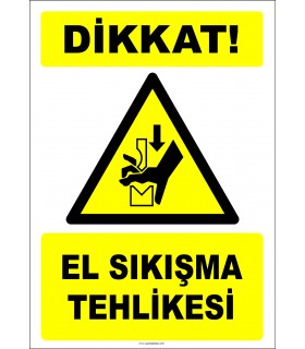 EF2440 - Dikkat! El Sıkışma Tehlikesi