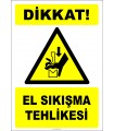EF2440 - Dikkat! El Sıkışma Tehlikesi
