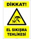 EF2441 - Dikkat! El Sıkışma Tehlikesi