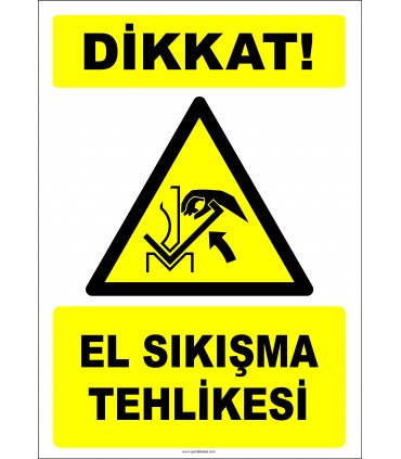 EF2441 - Dikkat! El Sıkışma Tehlikesi