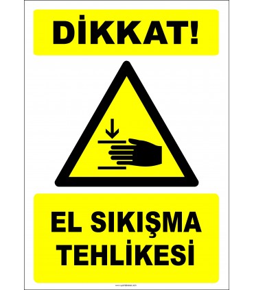 EF2443 - Dikkat! El Sıkışma Tehlikesi