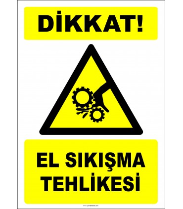 EF2445 - Dikkat! El Sıkışma Tehlikesi