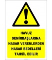 EF2471 - Havuz Demirbaşlarına Hasar Verenlerden Hasar Bedelleri Tahsil Edilir
