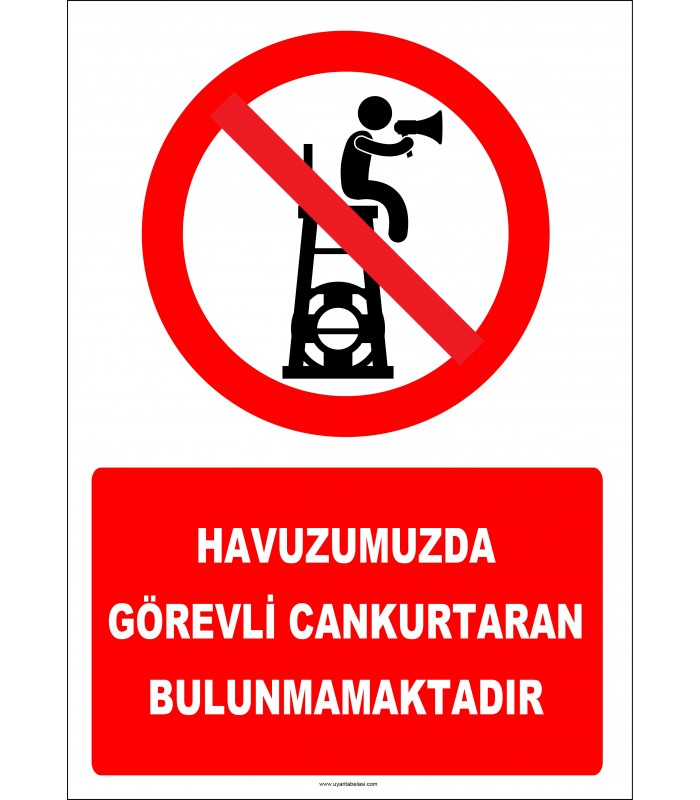 EF2475 - Havuzumuzda Görevli Cankurtaran Bulunmamaktadır