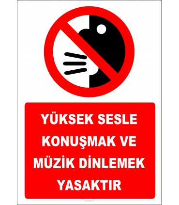 EF2480 - Yüksek Sesle Konuşmak ve Müzik Dinlemek Yasaktır