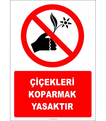 EF2486 - Çiçekleri Koparmak Yasaktır