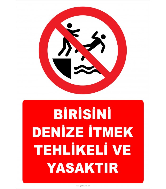 EF2494 - Birisini Denize İtmek Tehlikeli ve Yasaktır