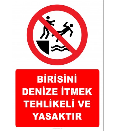 EF2494 - Birisini Denize İtmek Tehlikeli ve Yasaktır