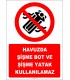EF2498 - Havuzda Şişme Bot ve Şişme Yatak Kullanılamaz