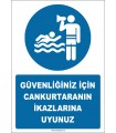 EF2499 - Güvenliğiniz İçin Cankurtaranın İkazlarına Uyunuz