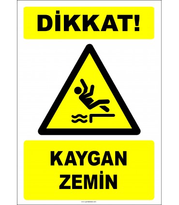 EF2504 - Dikkat! Kaygan Zemin