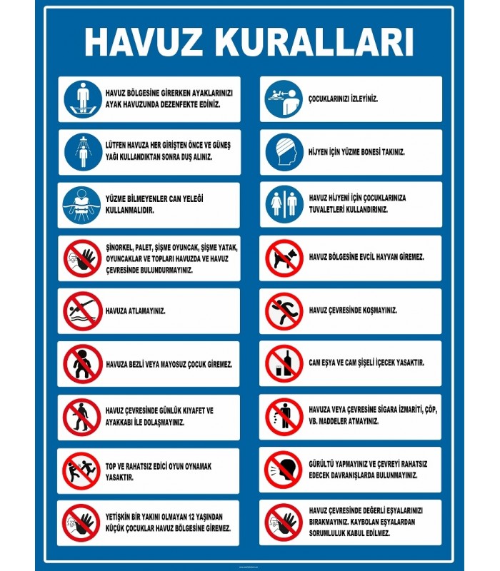 EF2511 - Havuz Kuralları