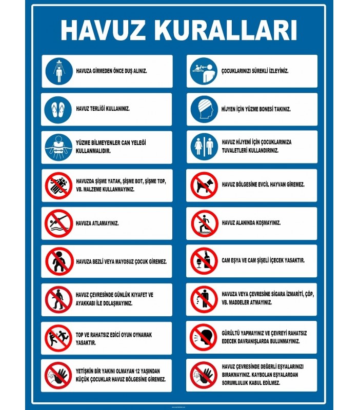 EF2512 - Havuz Kuralları