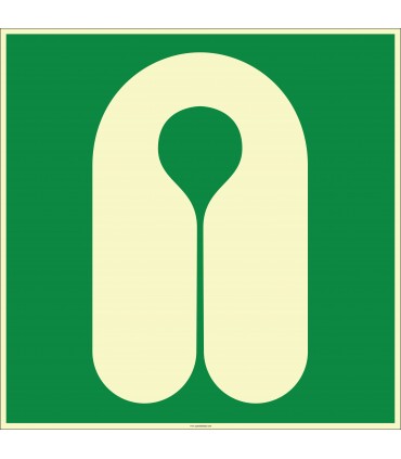 EF2000 - Fosforlu Can Yeleği İşareti Levhası/Etiketi