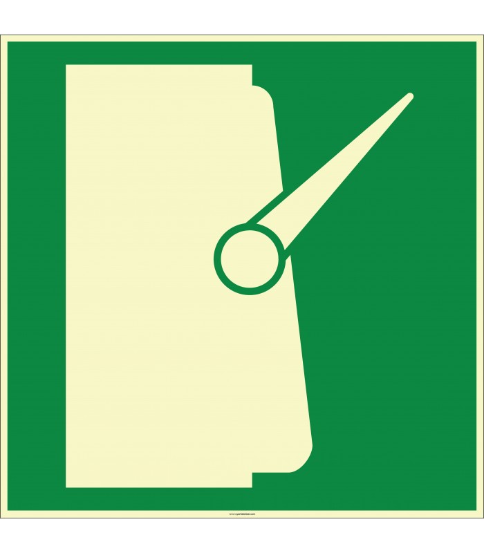 EF2001 - Fosforlu Ana Şalter İşareti Levhası/Etiketi