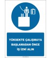 EF2554 - Yüksekte Çalışmaya Başlamadan Önce İş İzni Alın